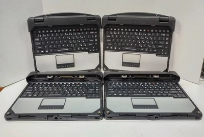 Lote de 4 bases de teclado Panasonic CF-VEK33 para Toughbook CF-33 probadas funcionando Foto 1 de 4