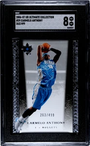 2006-07 Upper Deck Ultimate Collection #29 Carmelo Anthony (263/499) SGC 8 - Picture 1 of 2