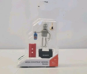 Mega Construx Heroes Series 2 Futurama Bender Mini Figure 2017 New Open Box - Picture 1 of 2