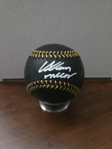 Aidan Miller Phillies Auto Signed Official Black Baseball Beckett Hologram - Picture 1 of 2