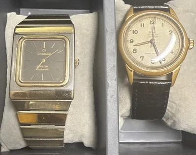 Vintage Tudor Rolex Oyster Yorke & Omega Constellation Watch Lot Of (2) - Image 1 of 4