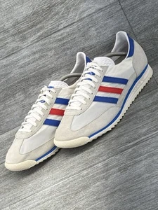 RARE Adidas SL 72 G19299 Red White Glowing Blue Mens Size 12 Athletic Shoes USA - Picture 1 of 24