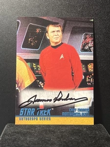 1998 Skybox Star Trek TOS Season Two A32 James Doohan as Engineer Scott Auto - Picture 1 of 2