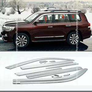 For LEXUS LX570 2008-2021 silver Window Visor Vent Sun Shade Rain Guard Shield - Picture 1 of 8