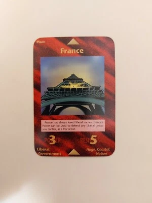 INWO Illuminati New World Order FRANCE 1995 Unlimited Edition - Card Game Carta - Bild 1 von 2