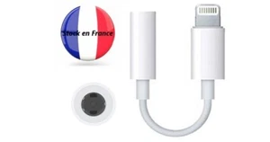 PH26 Ⓡ Câble iPhone vers Jack 3.5mm Audio Auxiliaire Femelle - Picture 1 of 4