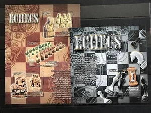 Chess / Echecs / Art on Stamps - Timbres - Guinea - MNH** XB - Picture 1 of 1