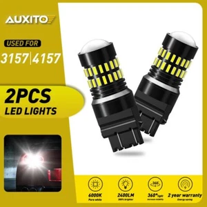 AUXITO 3157 3156 LED Reverse Backup Light Bulbs 6000K 2400LM White Super Bright - Foto 1 di 9
