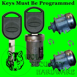 F150 F250 F350 Superduty Ignition Switch Lock Cylinder Door Tailgate Set 2 Keys - Picture 1 of 2