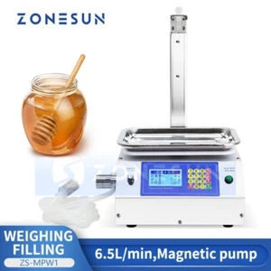 ZONESUN ZS-MPW1 Magnetic Pump Liquid Weighing Filling Machine for Honey - Bild 1 von 6