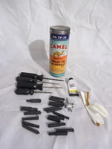 Vintage Camel TP-25 Tubeless Tire Plug Repair Kit Complete - Bild 1 von 8