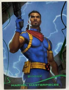 2022 Upper Deck Marvel Masterpieces Emerald Green #48 Foil /25 Bishop - Picture 1 of 2