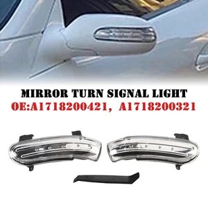Clear LED Sequential Side Mirror Turn Signal Light for Mercedes-Benz SLK ZE - Picture 1 of 13