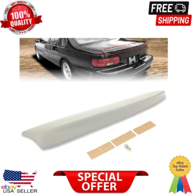 Rear Trunk Lip Spoiler Wing For 1991-1996 Chevrolet Caprice Impala Primer Gray - Image 1 of 4