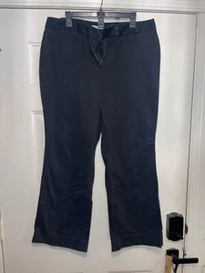 Pantaloni sportivi Jones New York taglia 16 neri elasticizzati crop vita media misto cotone (E)Q4 - Foto 1 di 3