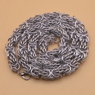 Collar de malla trizantino calibre 18 hecho a mano Foto 1 de 4