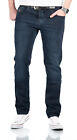 A. Salvarini Designer Herren Jeans Hose Regular Slim Fit Used Jeanshose Stretch