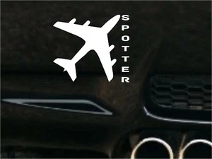 PLANE SPOTTER Car Decal Sticker Aircraft - Picture 1 of 9