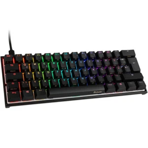 Ducky Mecha Mini Gaming Tastatur, MX-Brown, RGB-LED - schwarz - Bild 1 von 3