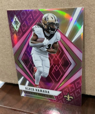 ALVIN KAMARA 2020 PANINI PHOENIX PINK PRIZM /199 #11 - SAINTS - Image 1 of 2