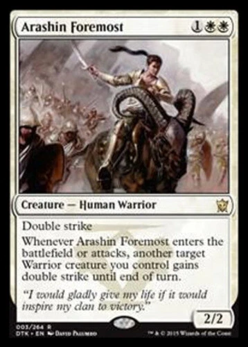 x1 Arashin Foremost R MTG Dragons of Tarkir M/NM, English - Image 1 of 1