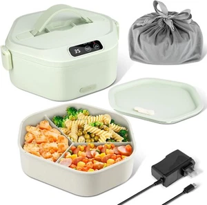 Cordless Electric Lunch Box, Rechargeable Battery Powered Heated 1L Lunchbox - Picture 1 of 10