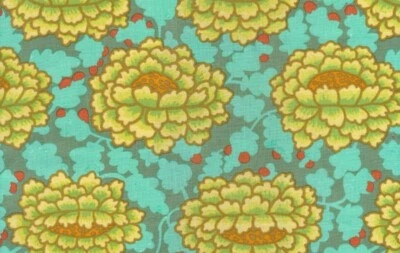 KAFFE FASSETT FRILLY GREEN 1/2 yard GP126  original issue  2 yd available - Image 1 of 2