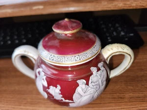 Vintage Bowl With Two Handles Marked fenton Old Creek - Picture 1 of 4