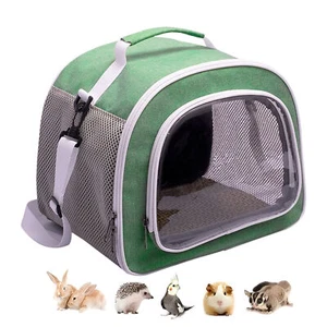 1x Small Animal Carrier Bag for Hamster Chinchilla Rabbit Gerbil Hedgehog NEW - Picture 1 of 14