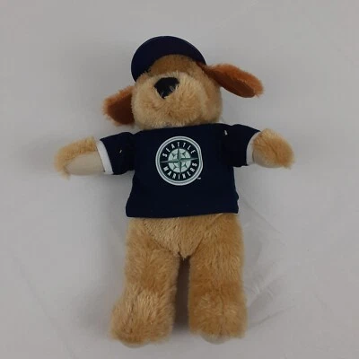 Seattle Mariners perro oso de peluche casco duro uniforme buenas cosas 2008 niños MLB Foto 1 de 4
