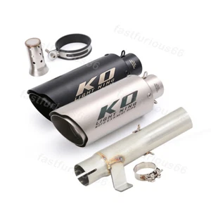 51MM For KOVE 400X 500X Euro5 2019-2025 Exhaust Muffler Mid Link Pipe Escape Tip - Picture 1 of 13