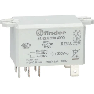 Finder 66.82.8.230.4000 230V Relay DPDT AC 30A (Flange Mounting) 66.82 - Picture 1 of 1