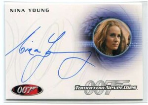 2012 James Bond 50th Anniversary Autographs a172 Nina Young Auto Tamara Steele