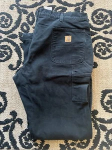 Carhartt Men's Firm Work Pant - Black, 40x32 - Picture 1 of 6