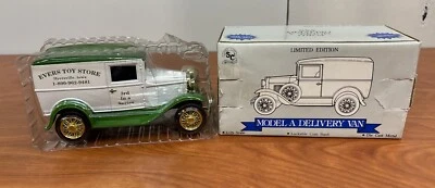 Liberty Classics Die Cast Bank Ford Model A Delivery Van “Evers Toy Store” CV JD - Image 1 of 4