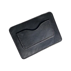 Kartenhülle KFZ Fahrzeugschein Etui Ausweis Hülle echts Leder kartenmäppchen - Picture 1 of 16