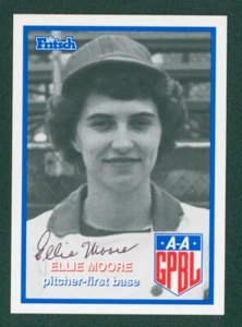 1995 Fritsch AAGPL Signed Baseball Card - #296 Eliie Moore - Signed, MINT - Picture 1 of 2