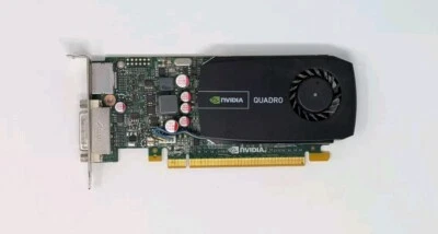 Dell HP PNY NVIDIA Quadro 600 1GB DDR3 1x DVI 1x DP PCIe Video Graphics Card - Image 1 of 2