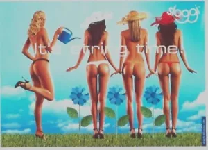 Original vintage poster SWISS STRING LINGERIE TOP MODELS 2003 - Picture 1 of 1