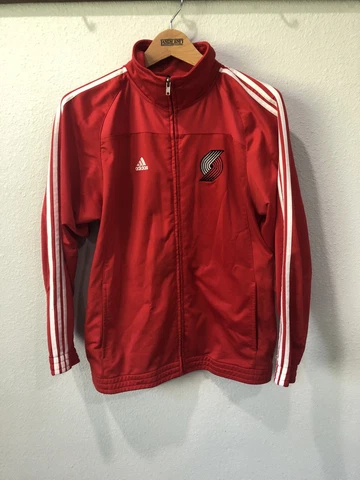 Adidas Portland Trailblazers Zip-up Size Large Cover