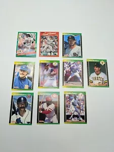 Donruss Baseball 10 Cards Lot - Imagen 1 de 2