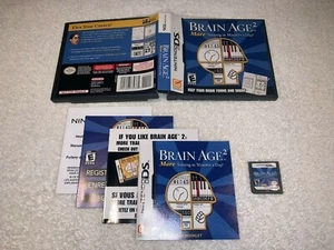 Brain Age 2 More Training in Minutes a Day (Nintendo DS, 2007) NDS Complete Mint - Picture 1 of 1