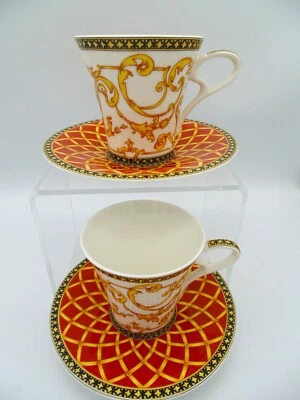 Taza y platillo vintage de 4 piezas HAENGNAM Corea té de café de China ultra fino ~ HERMOSO Foto 1 de 4