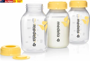 Breastmilk Storage & Collection Bottles, BPA Free, 150Ml, Pack of 3 - Picture 1 of 6