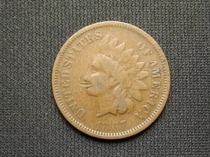 🔥ALTER MÜNZVERKAUF! EDLER + 1867 INDIAN HEAD CENT PENNY SAMMLERSTÜCK U.S. PENNY🔥 #2* - Bild 1 von 2