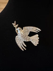 Vintage signierte römische Friedenstaube Brosche Anstecknadel  - Bild 1 von 5