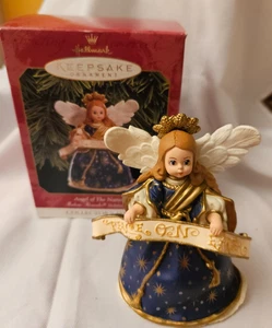 Hallmark Andenken "Engel der Krippe" 1999 Weihnachtsschmuck mit Box - Bild 1 von 5