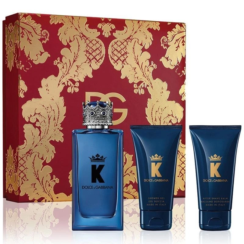 Dolce and Gabbana for Men - 3 Pc Gift Set 3.3oz EDP Spray, 1.6oz Shower Gel, 1.6 — 第 1/1 张图片