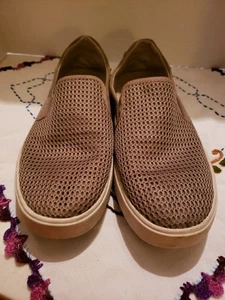 OLUKAI MEN'S 8 MESH LOAFERS PEHUEA LI GRAY SLIP ON SNEAKERS CASUAL SHOES VGC - Picture 1 of 6