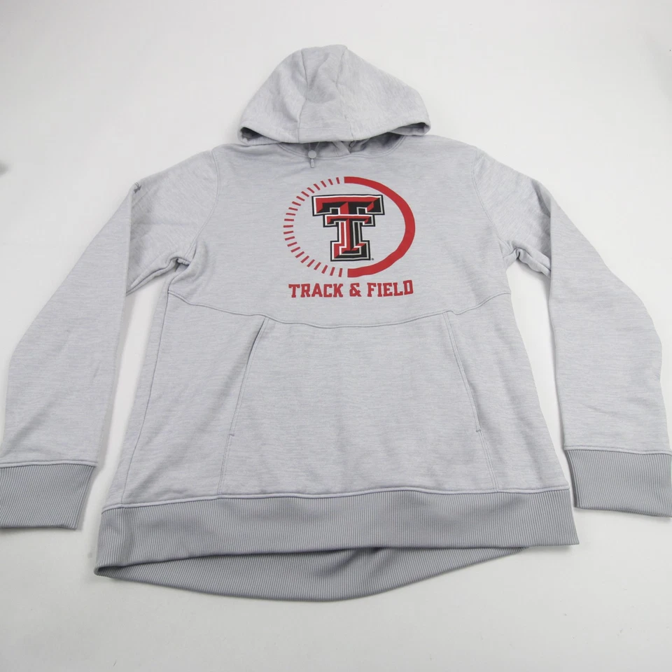 Texas Tech Red Raiders Under Armour Sweatshirt Women's Light Gray/Red New - Image 1 of 1